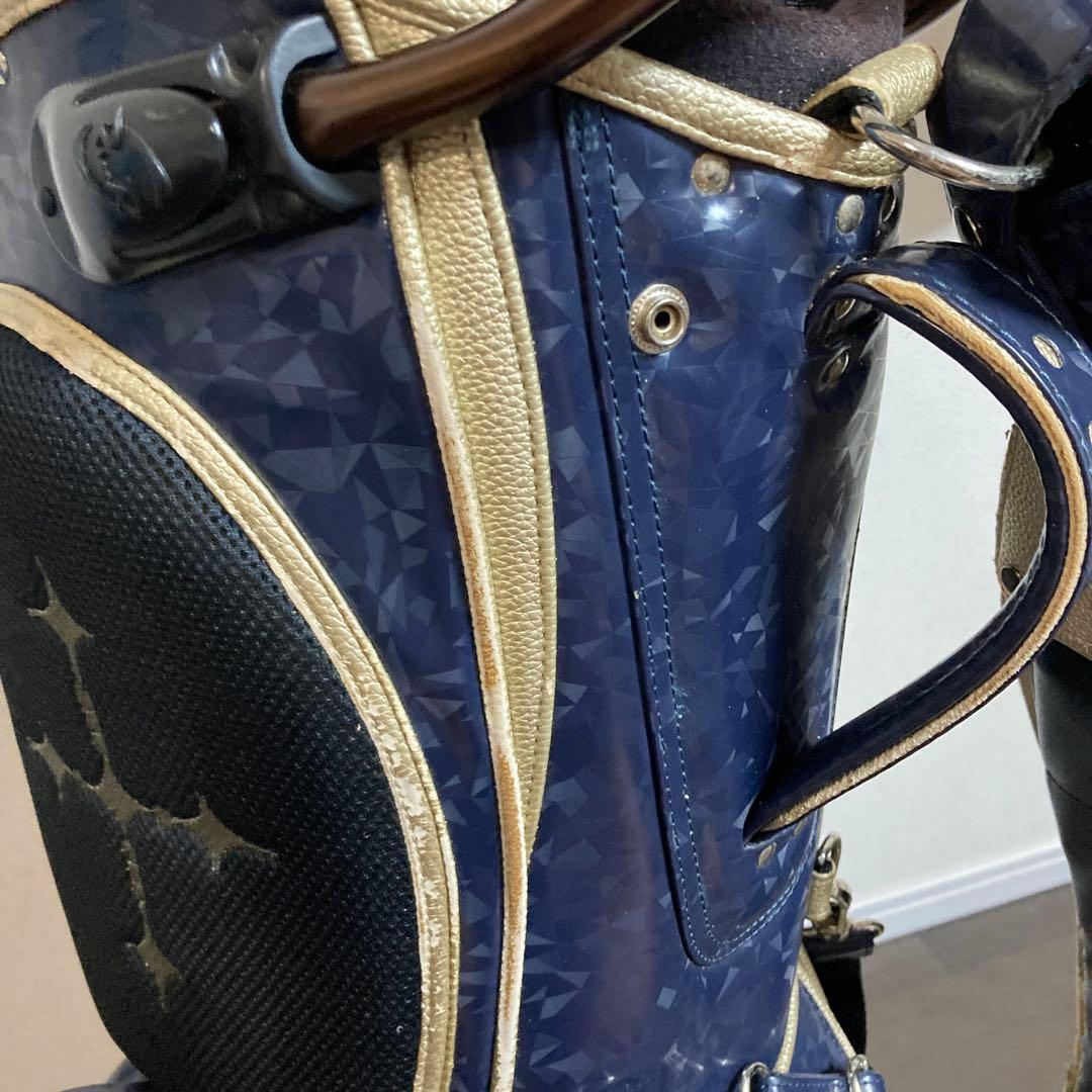 RomaRo キャディバッグ ネイビーゴールド