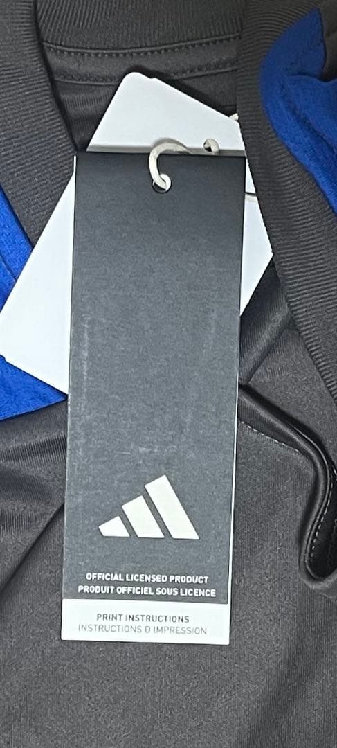 adidas リーズ　トレーニングウェア　プラシャツ　練習着　新品