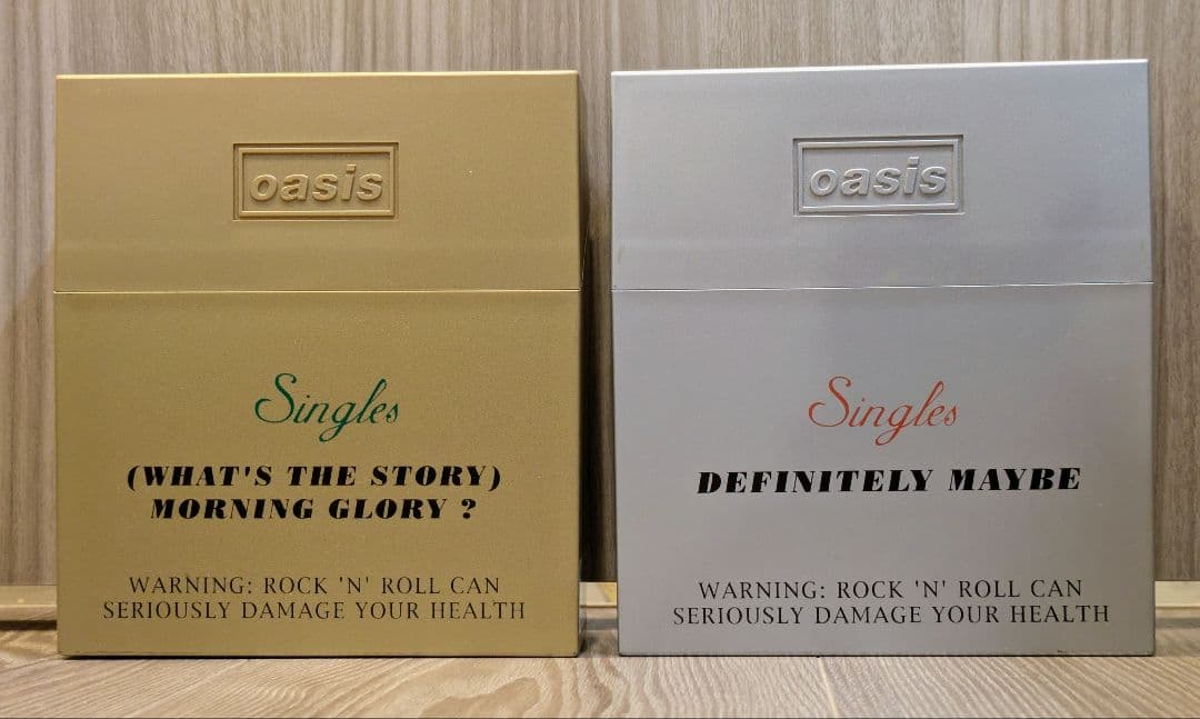 Oasis singles ゴールド & シルバー 2個セット