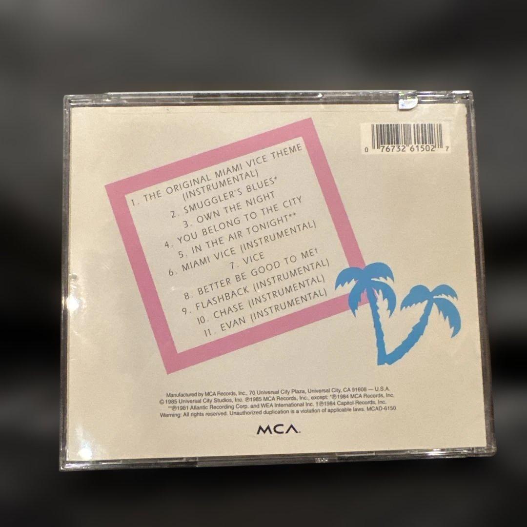 Miami Vice Comp ヤン・ハマー & sound Track CD