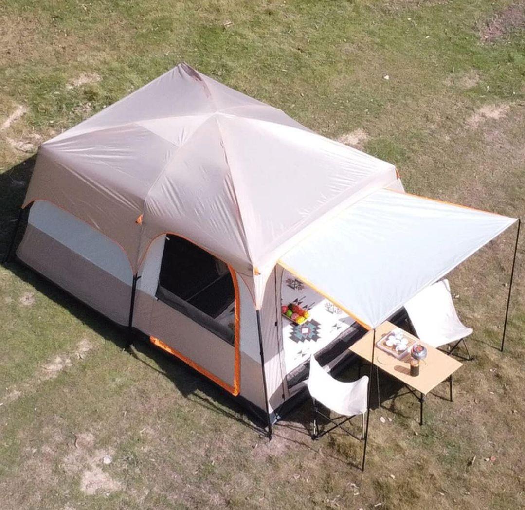 大型 ファミリーテント家族連れ 友達多人数用 前室付き アウトドア キャンプ