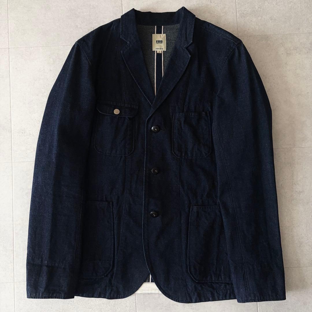 極美品✨️フォブファクトリー エンジニア デニムテーラードジャケット 2 藍色
