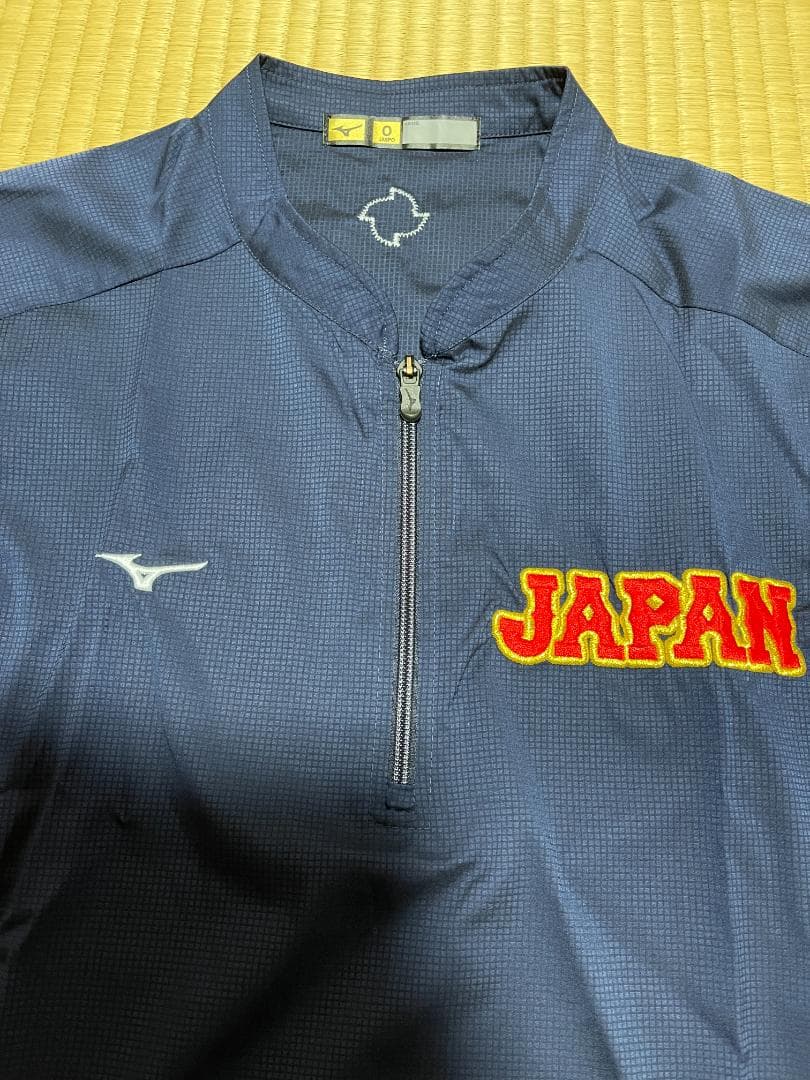 侍ジャパン半袖ジッパーポロシャツ