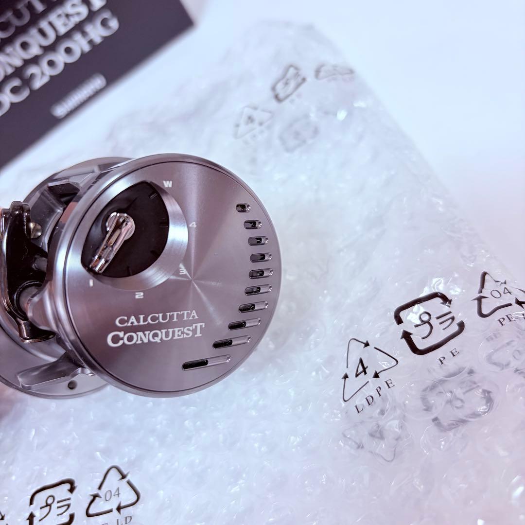 20カルカッタコンクエスト200DC HG SHIMANO リール　釣り