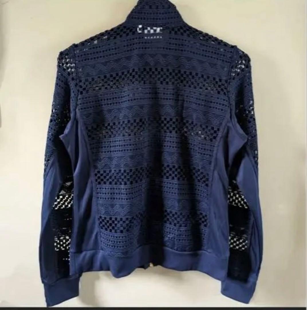 FILA ネイビー メッシュジップアップジャケット　Sサイズ