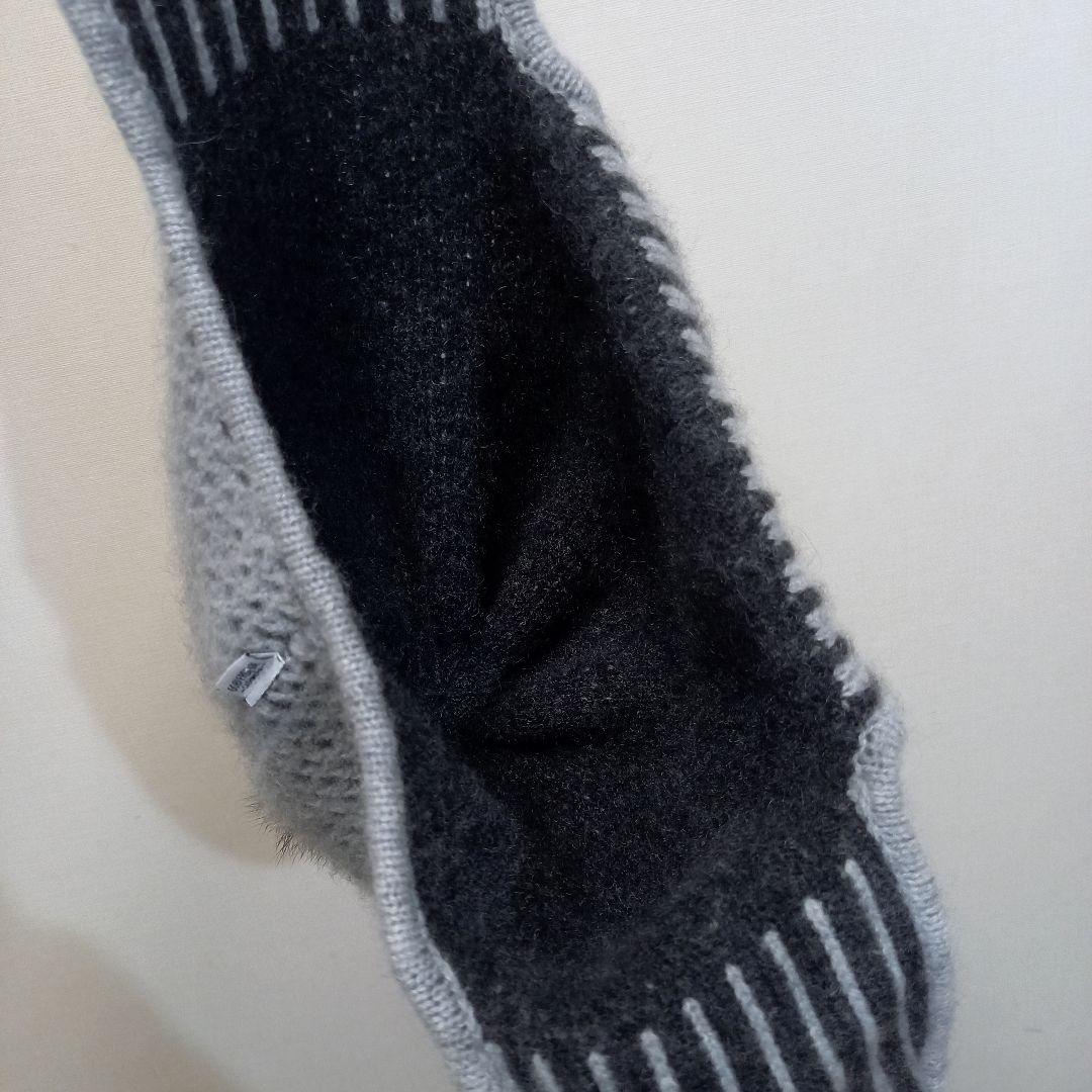 GOBI ERDENE FOXファー 毛皮 ボンボン カシミヤニットキャップ