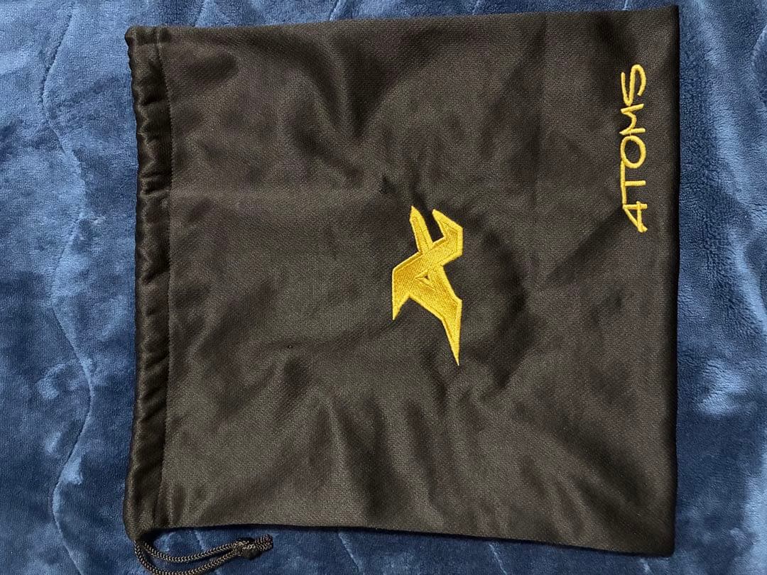 ATOMS オレンジ 右投げ内野手用 硬式野球用 グローブ グラブ グラブケース