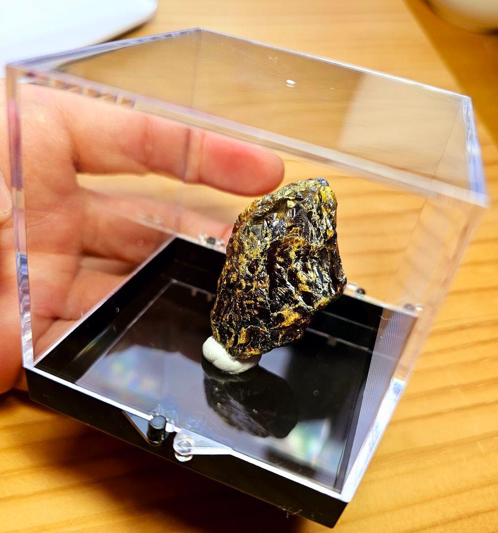 スペイン産 スファレライト 閃亜鉛鉱（せんあえんこう）原石 パイライト共生