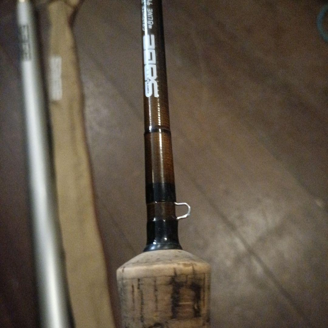 SAGE 890 DS 9'0\" #8 フライロッドUSA製アルミケース付 美品