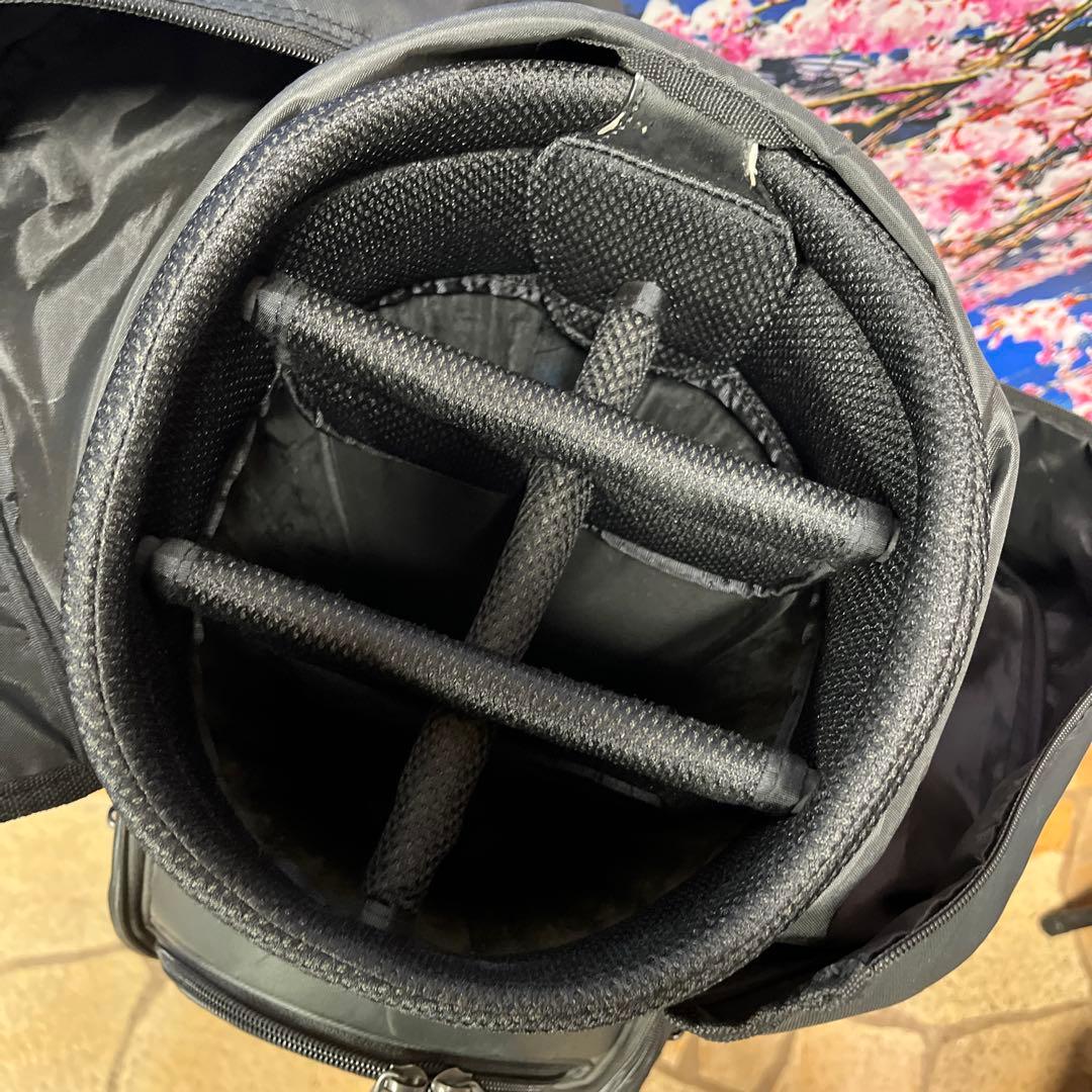 寶BY-1280 adidas キャディバッグ 内径約23cm 重量約3.3kg