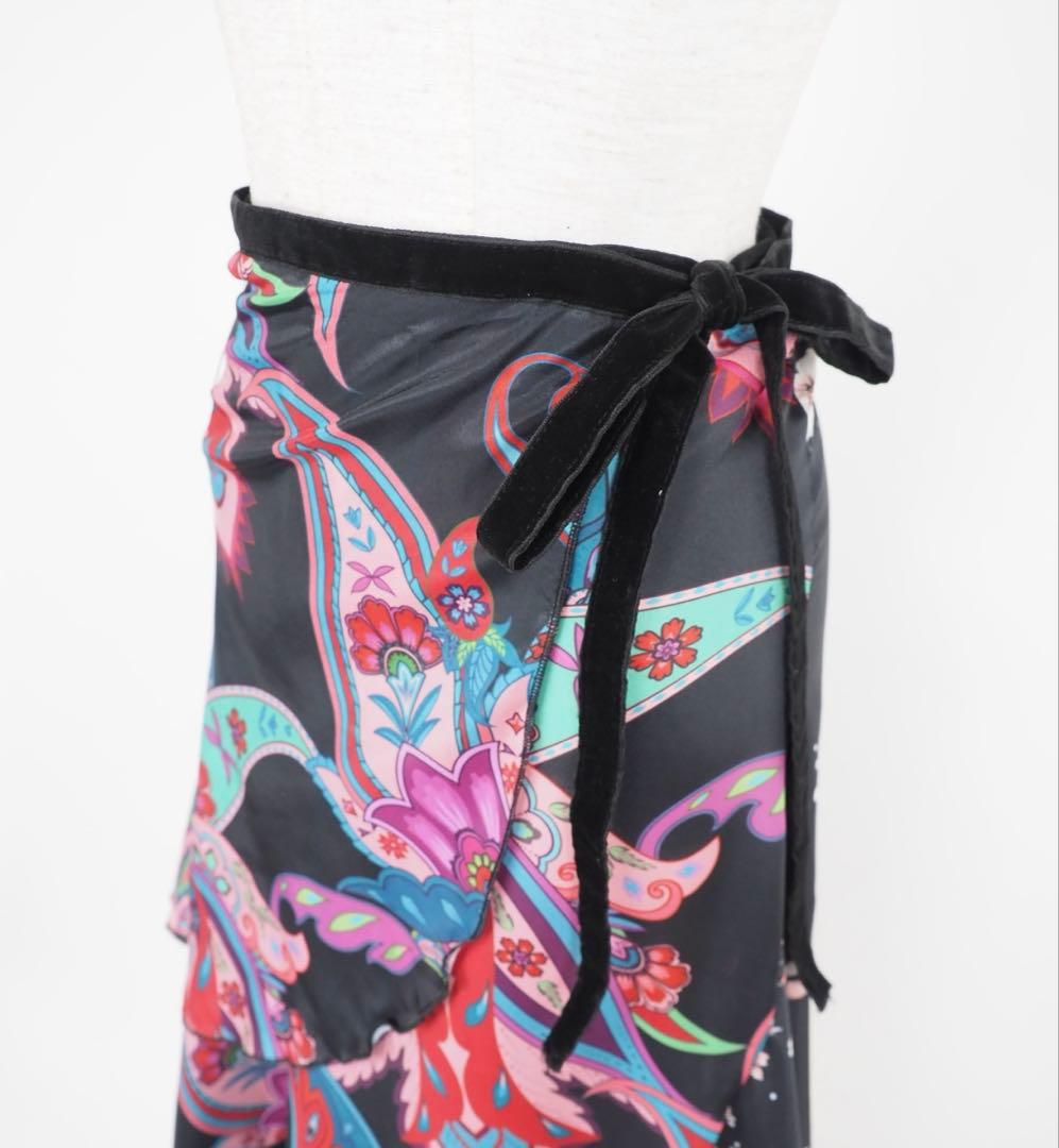 フラメンコ　巻きスカート　新品　ファルダ　フラメンコ衣装　レッスンファルダ