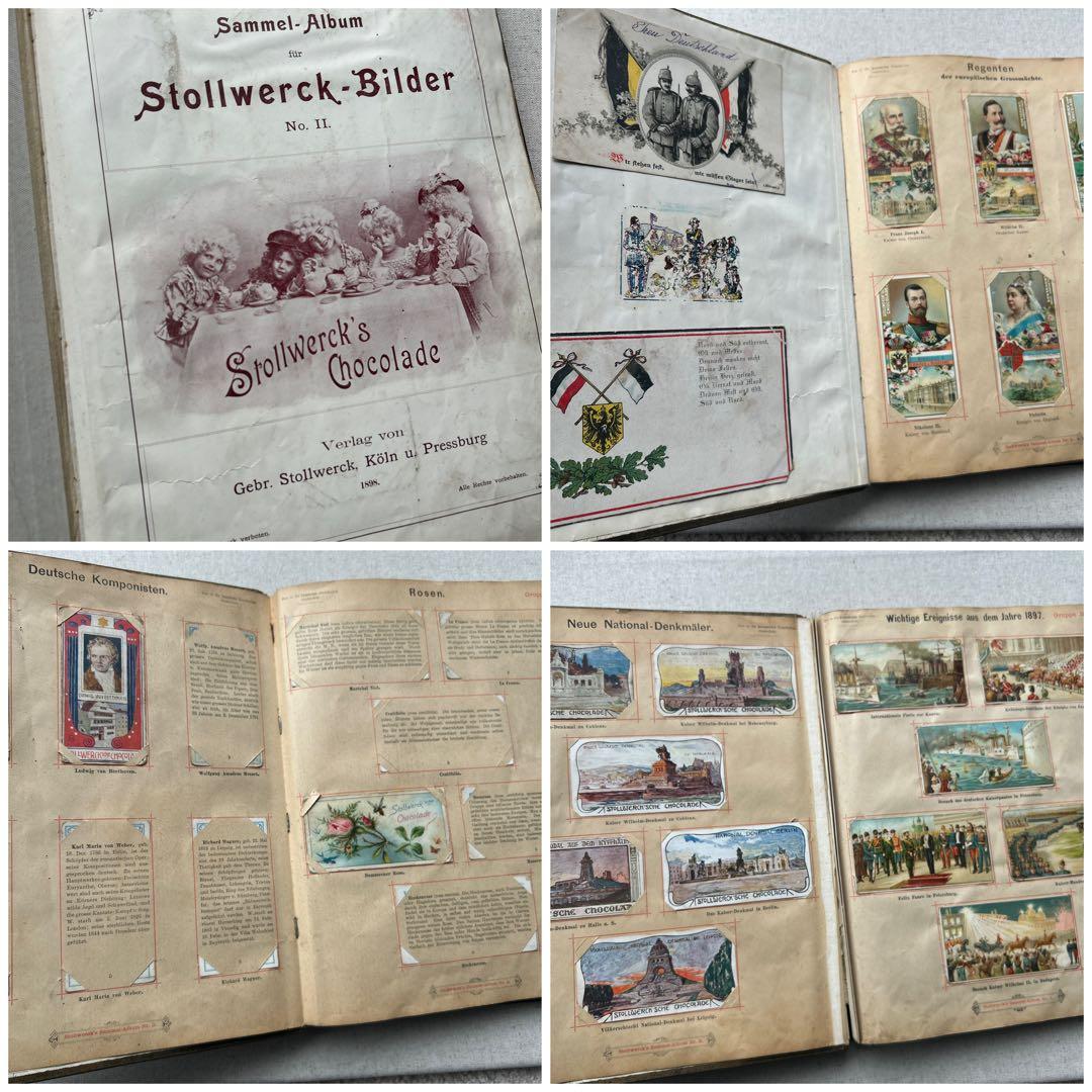 稀少 アンティーク洋書 Albumアルバム ドイツ古書