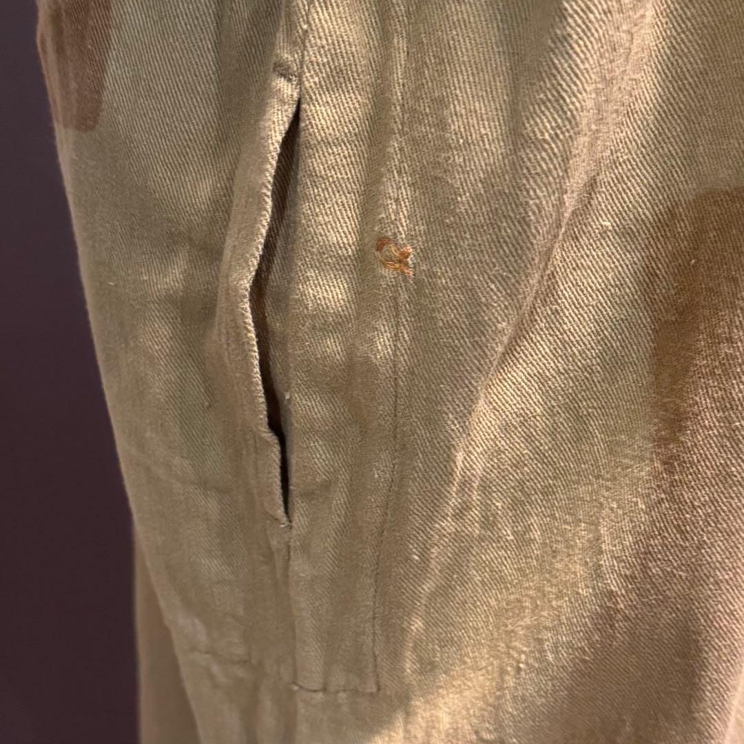 45R 七分袖 ベージュ系 ワンピースこれからの季節にバッチリでなコットン