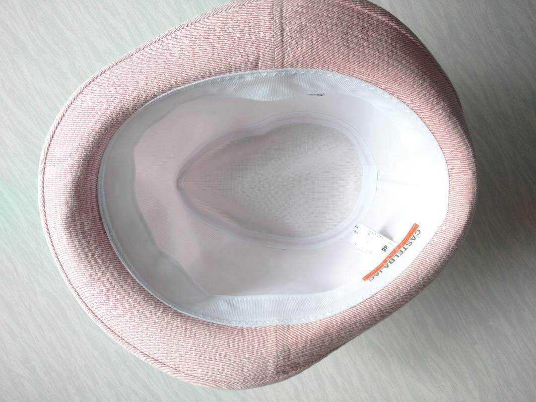 カステルバジャック ストライプ ゴルフ ハット 帽子 /48