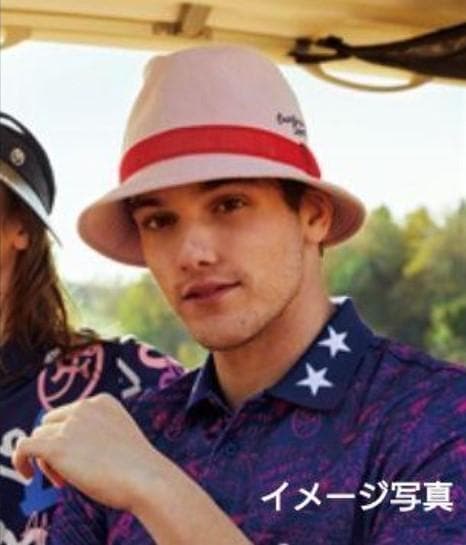 カステルバジャック ストライプ ゴルフ ハット 帽子 /48