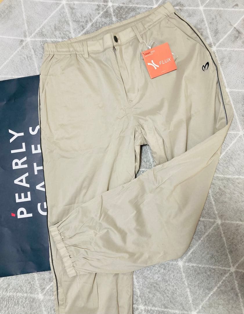 新品 マスターバニー 2WAYストレッチメランジタフタパンツ(6)LLグレージュ