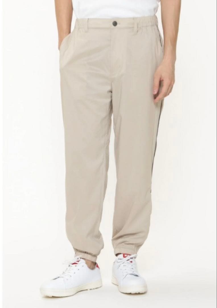 新品 マスターバニー 2WAYストレッチメランジタフタパンツ(6)LLグレージュ