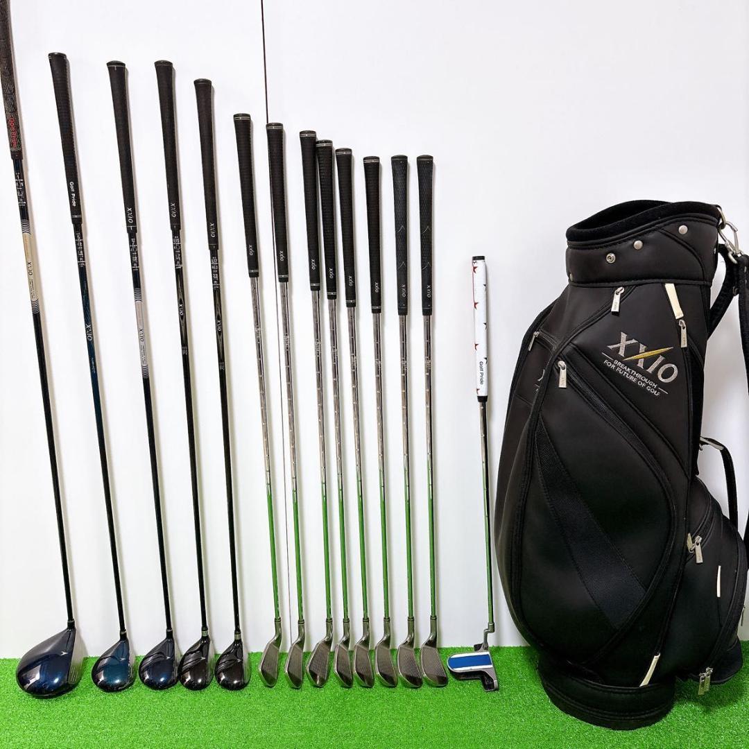 良品 ゼクシオ メンズ　ゴルフ 14本セット R 初心者