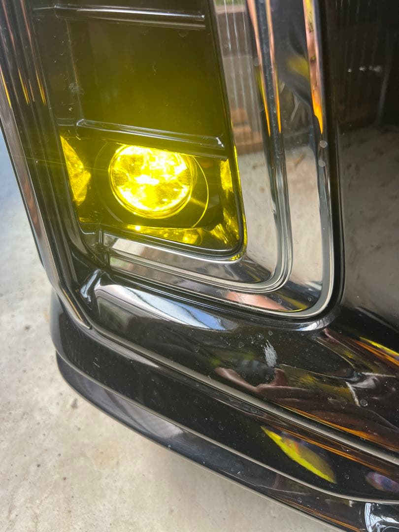 アルファード　30 後期　純正　白/イエロー　バイカラーLEDフォグ