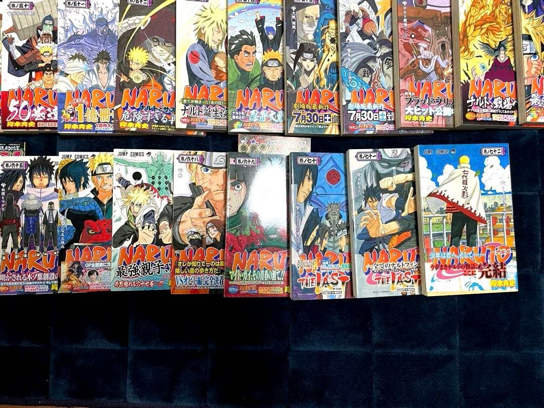 NARUTO 全72巻セット　初版帯付き（2-72巻）