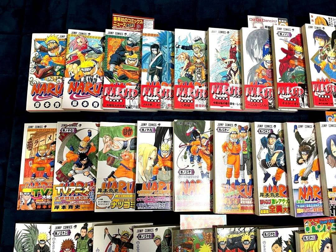 NARUTO 全72巻セット　初版帯付き（2-72巻）