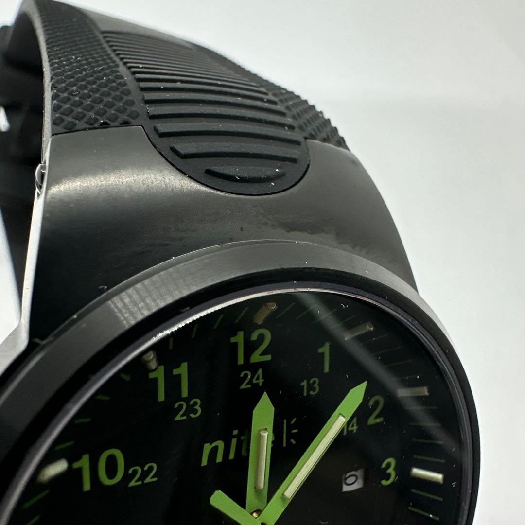 【HMW38】nite ナイト　MX10　ラバーベルト　腕 時計 長期保管品
