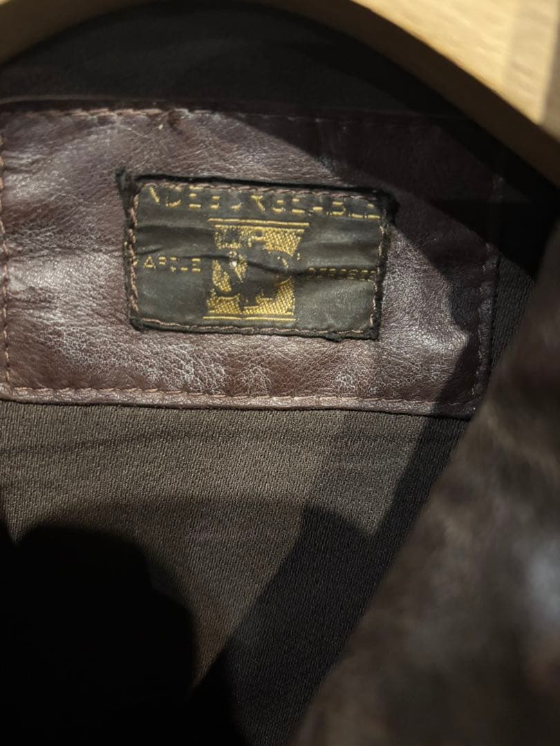 フランス空軍 Aviation コルビジェ RAF アビエーター レザーコート