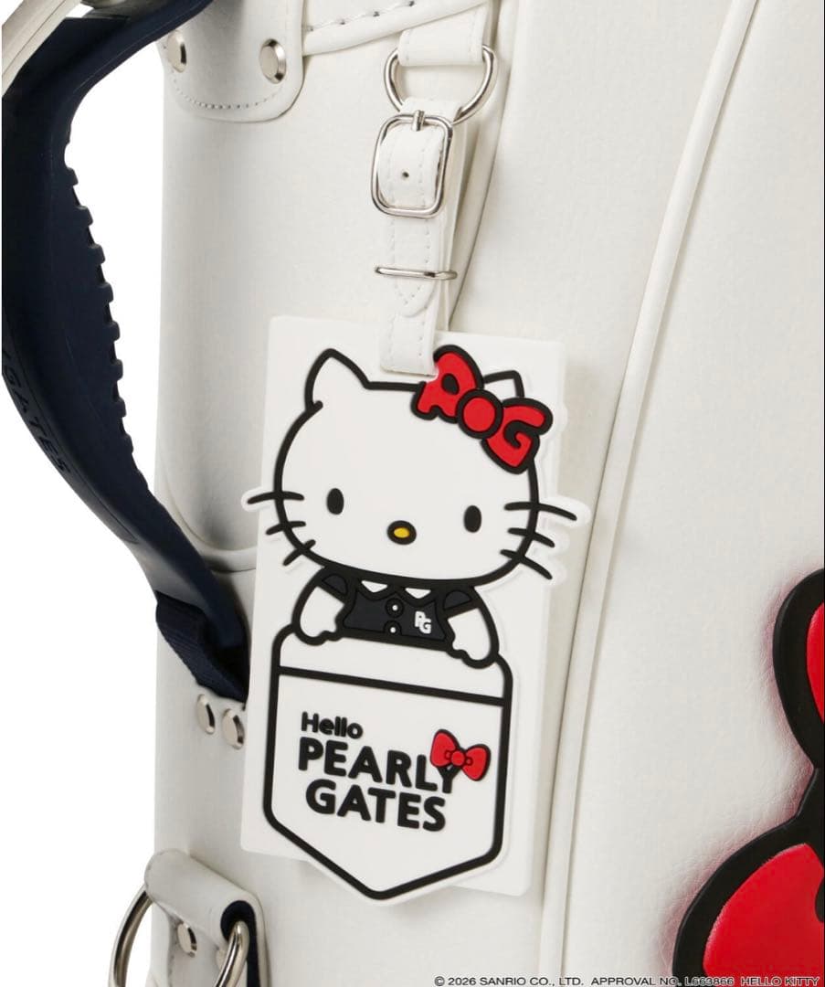 完売品♬Hello Kitty×PEARLY GATES 合皮キャディバッグ