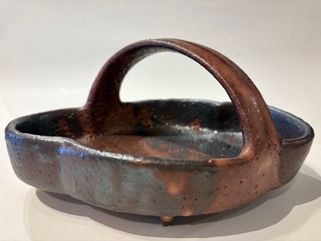 松崎健　手付鉢　未使用品