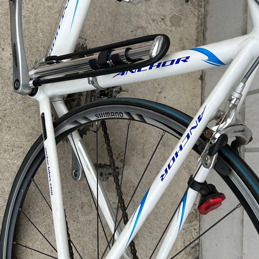 【川口市引き取り限定】ANCHOR ロードバイク ホワイト