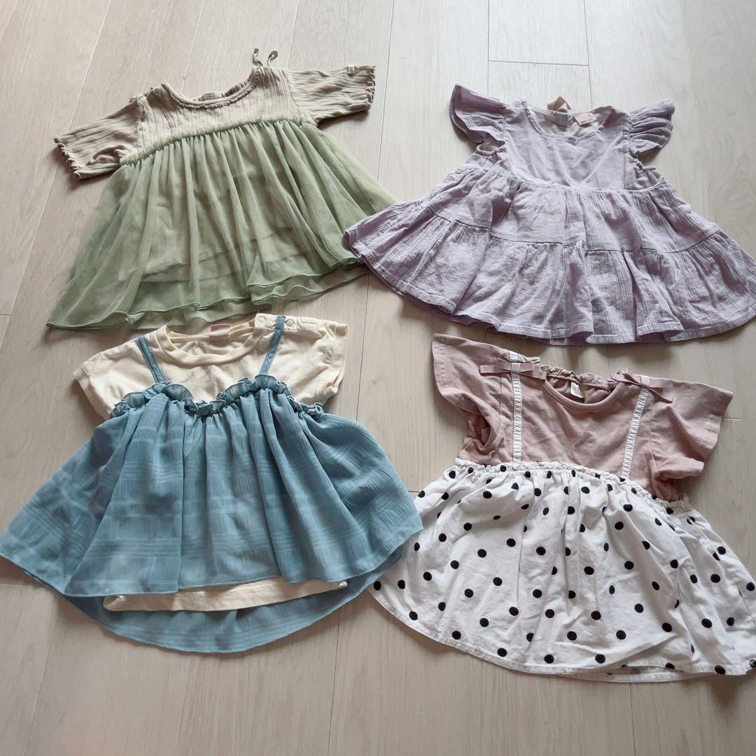 プティマイン90サイズ夏服おまとめ売り♡３４点