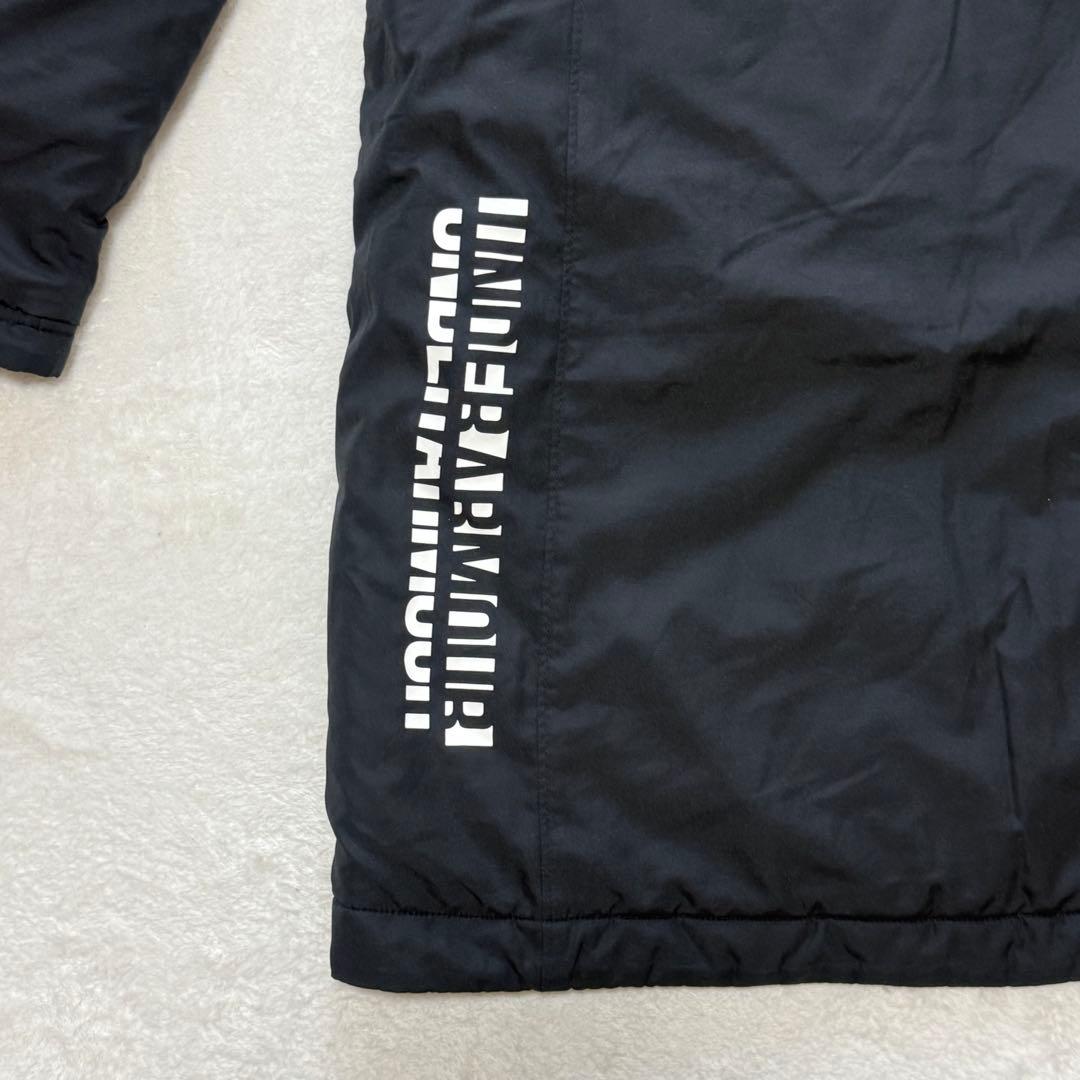 【極美品】アンダーアーマー　ベンチコート　レディース　フード　ロングコート　SM