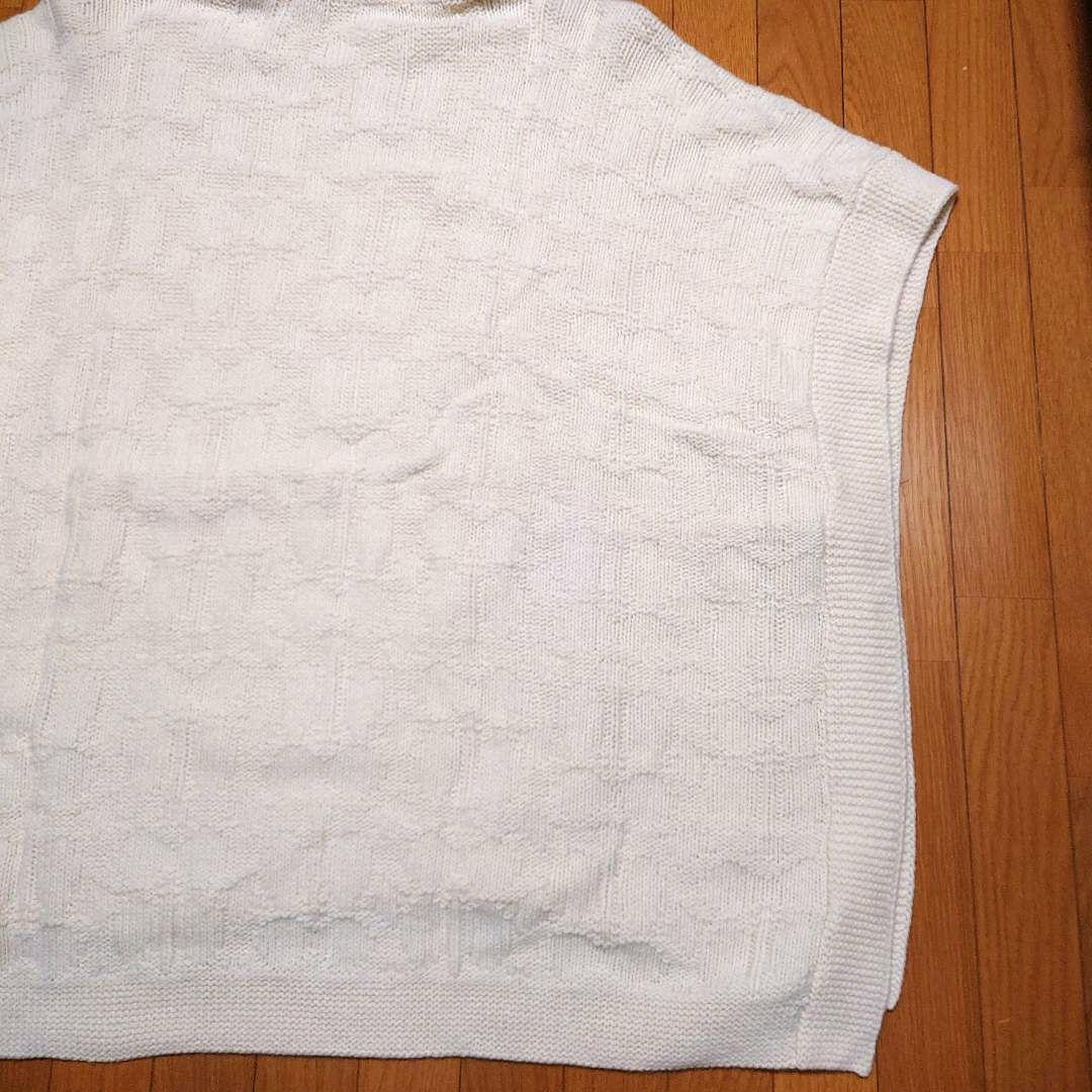 美品！ COACH シグネチャー ニット ポンチョ コーチ