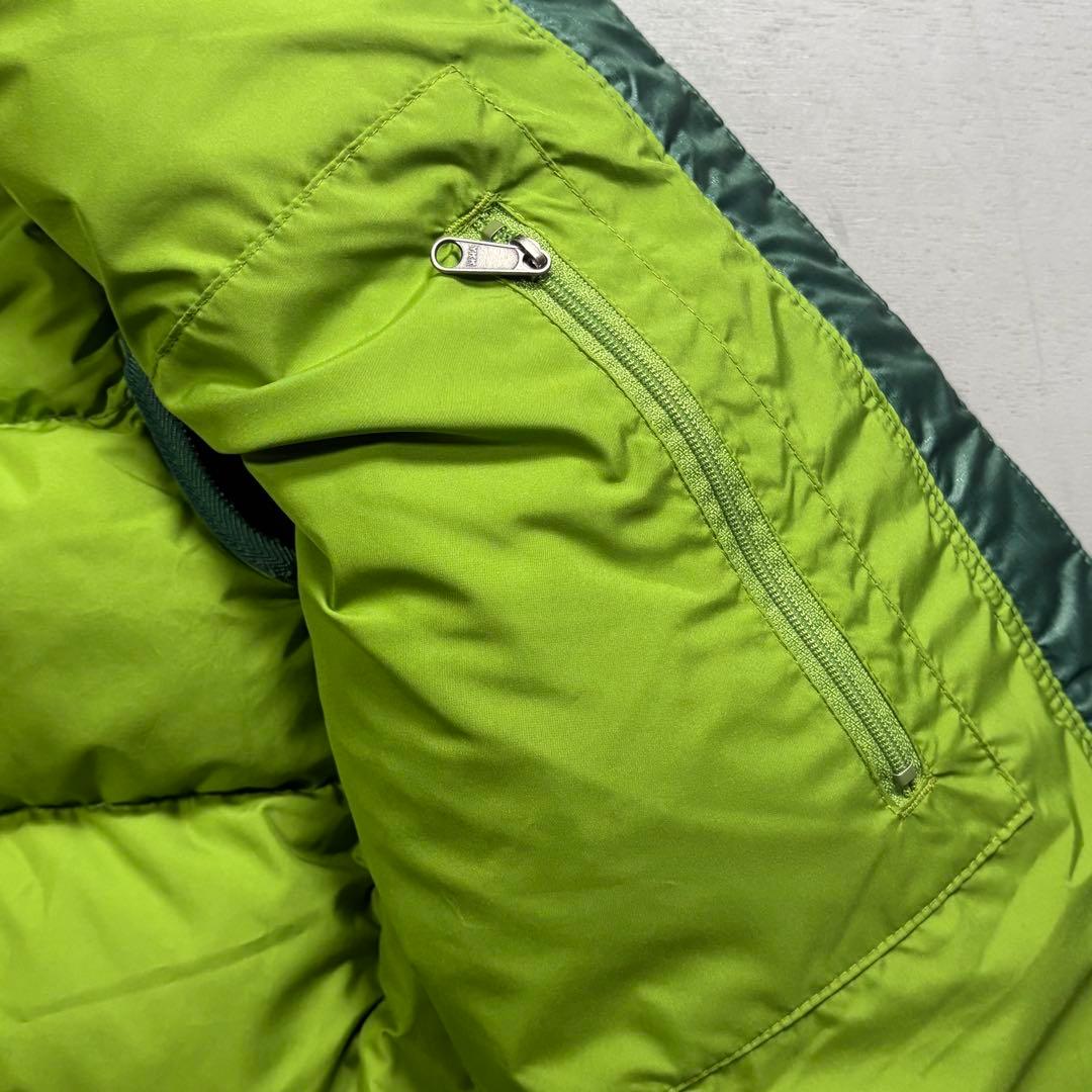 00's patagonia グースダウンベスト　緑　84631F7 S