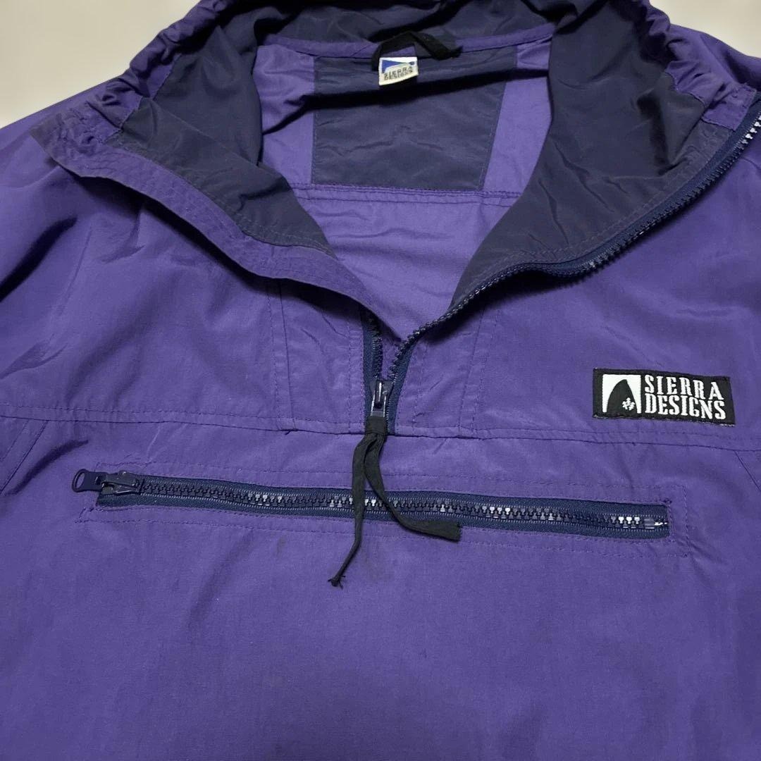 90's SIERRA DESIGNS パープル ウィンドブレーカー　XL