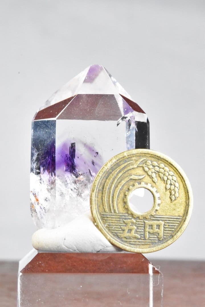 ナミビア　ゴボボセブ産 クリアアメジストポイント