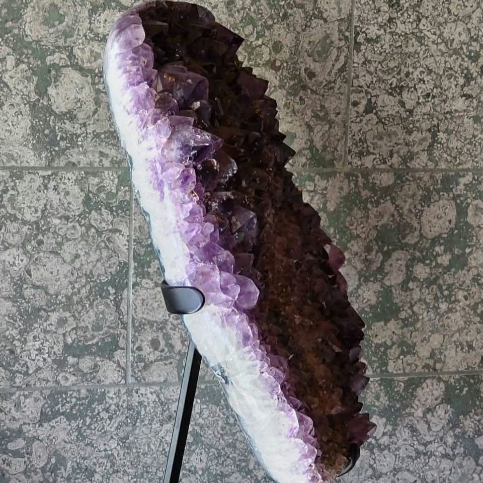 3月セールアメジスト　クラスター　約10キロ強　天然石　紫水晶　ウルグアイ産台付