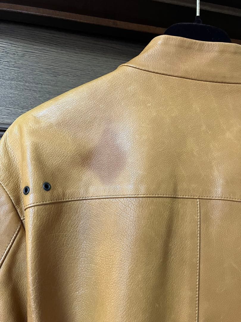 jil sander 00s レザージャケット ベルト付属