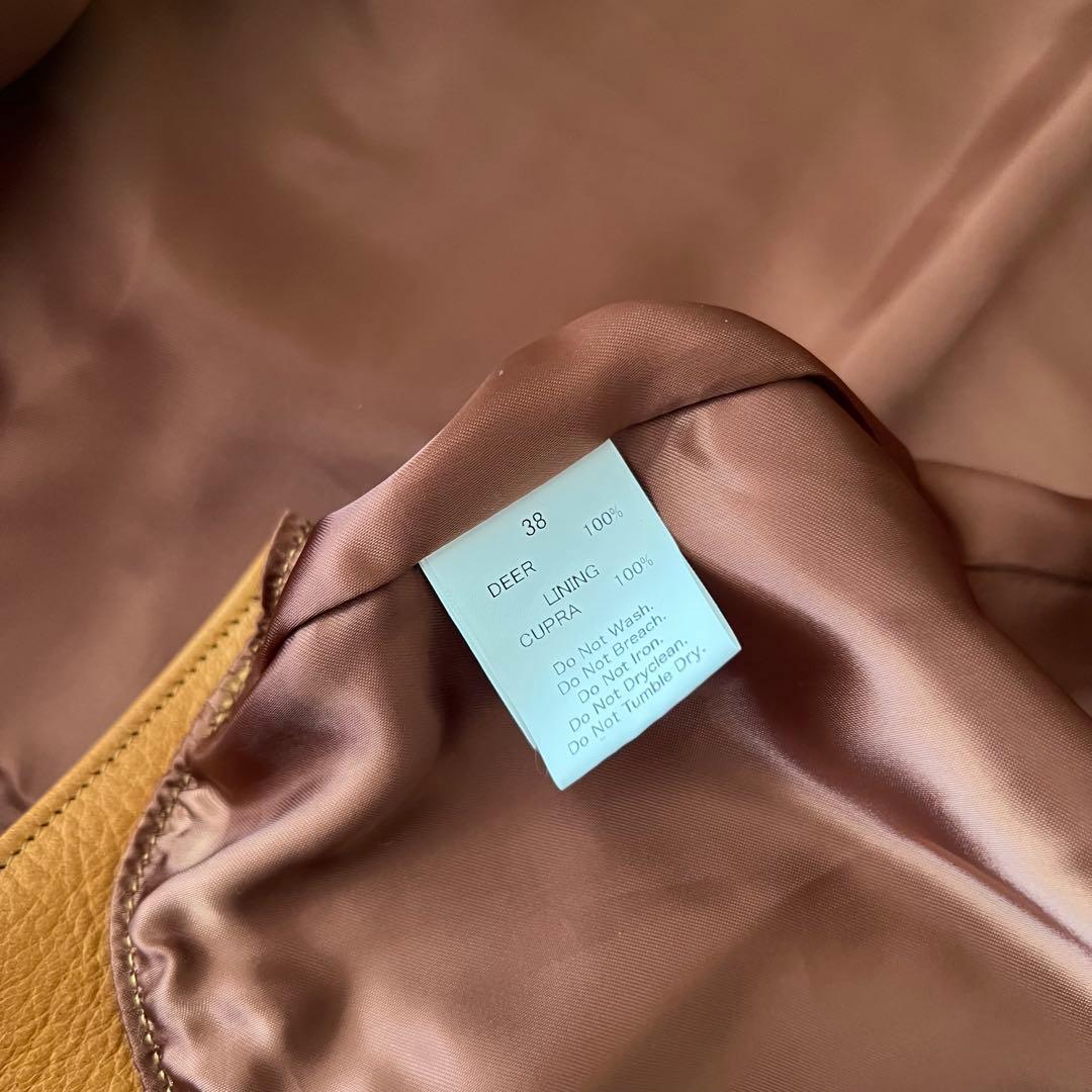 FINE CREEK&CO ファインクリークアンドコー レザージャケット 鹿革