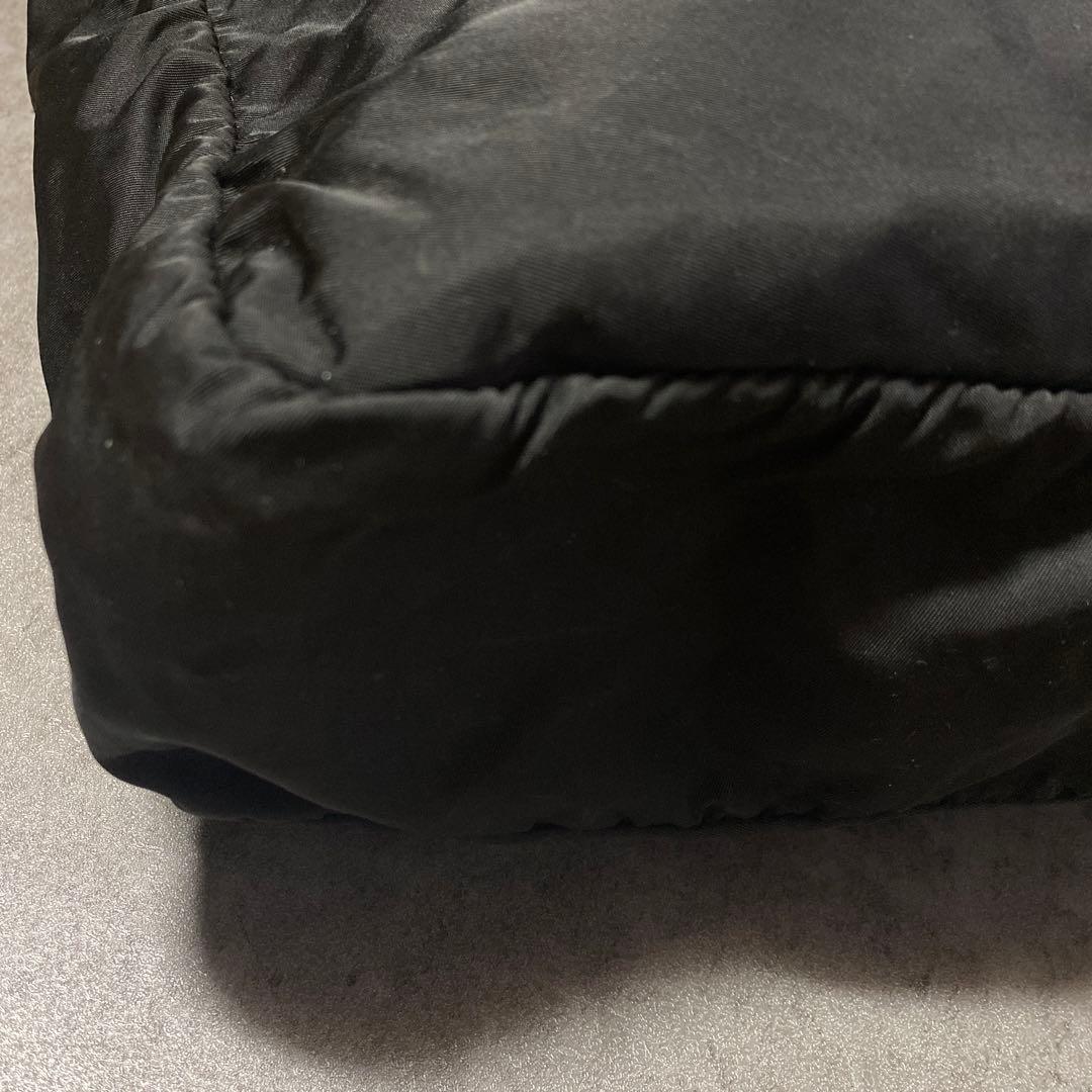 ✨美品✨PRADA トートバッグ ハンド ナイロン ロゴ 三角プレート 黒