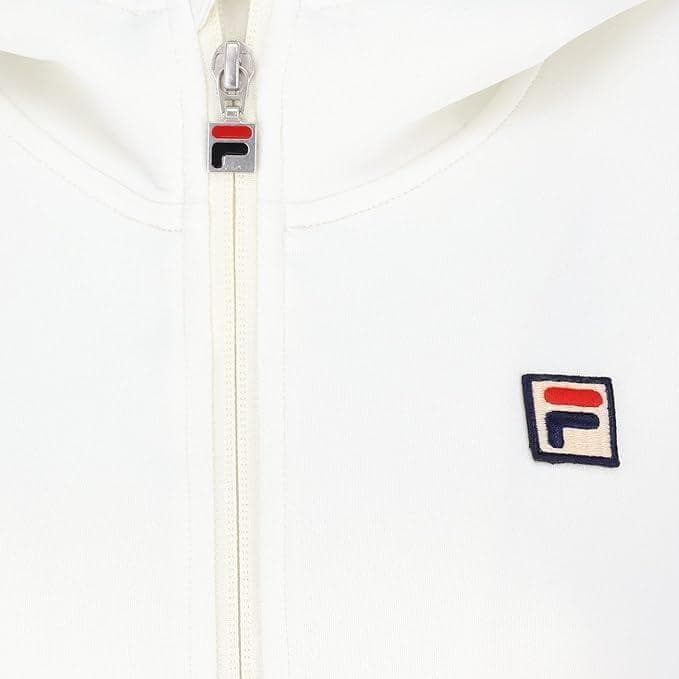 FILA　テニスウェア　フルジップアップパーカー　M【新品】ホワイト　スエット