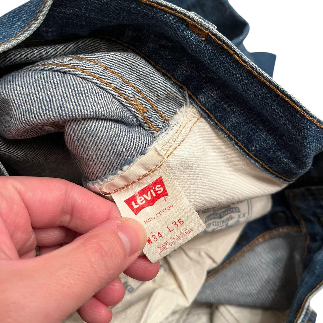 【極上】90s 501E復刻 USA製 バレンシア製 濃紺 リーバイス