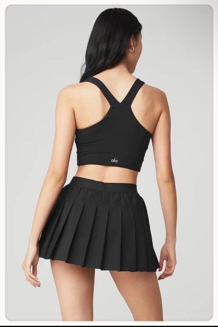 ALO yoga タンクトップAIRBRUSH REAL BRA ブラック