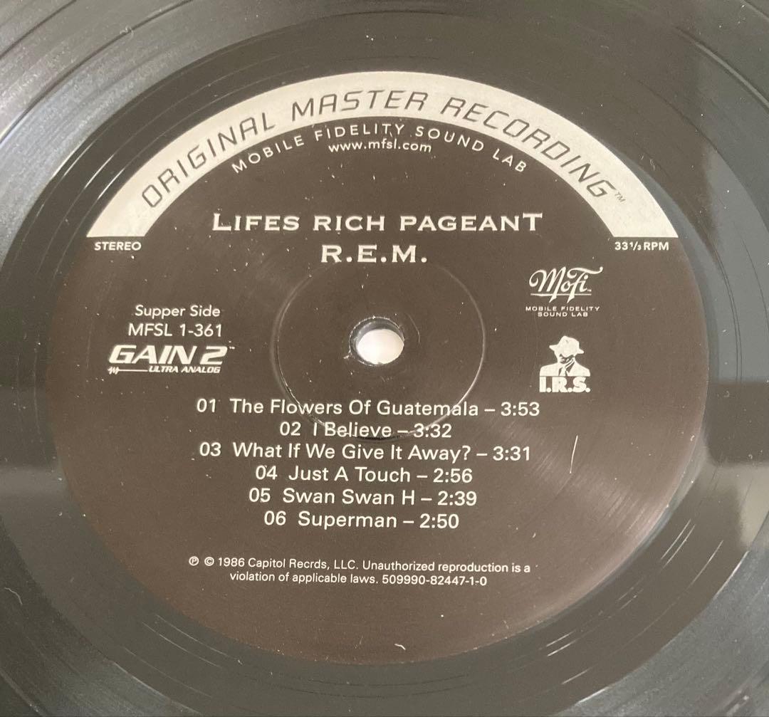 ◾️究極最高音質オリジナルマスター盤◾️R.E.M.◾️Life’s Rich Pag