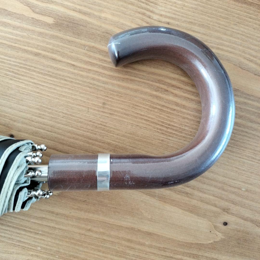 COKAGE+ 日傘 55cm 木手元 ジャンプ折 カーキ