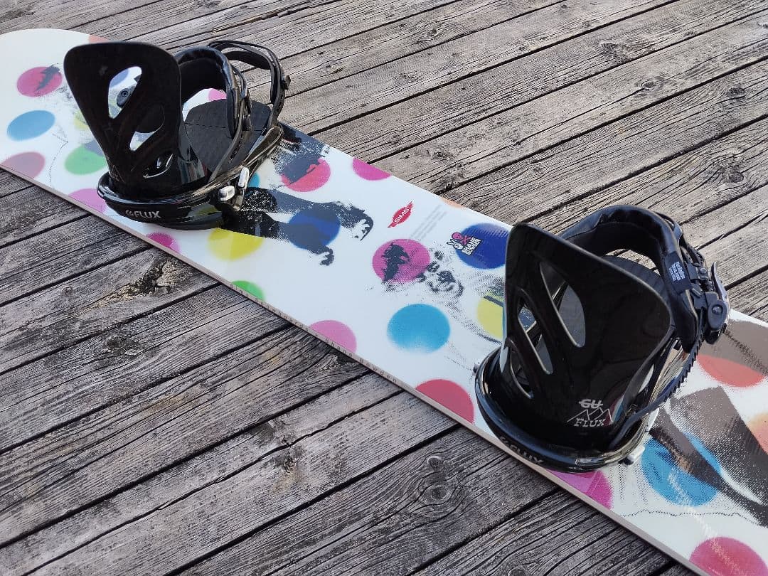 スノーボード2点セット マリリンモンロー SIMS SHANE 142 FLUX