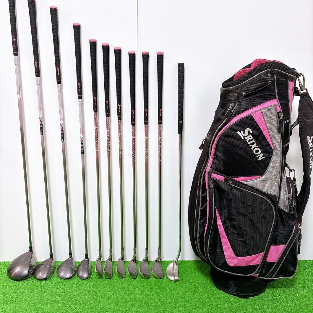良品 スリクソン Gie-L レディース ゴルフ 11本セット L 初心者