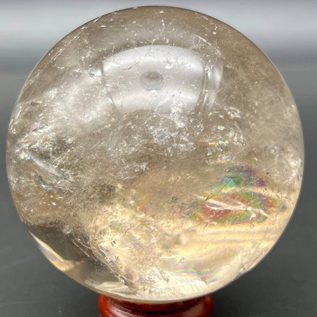 ✳️超激レア✨高品質スフィア✨レインボー ヒマラヤ水晶 煙水晶 丸玉 天然石 原石
