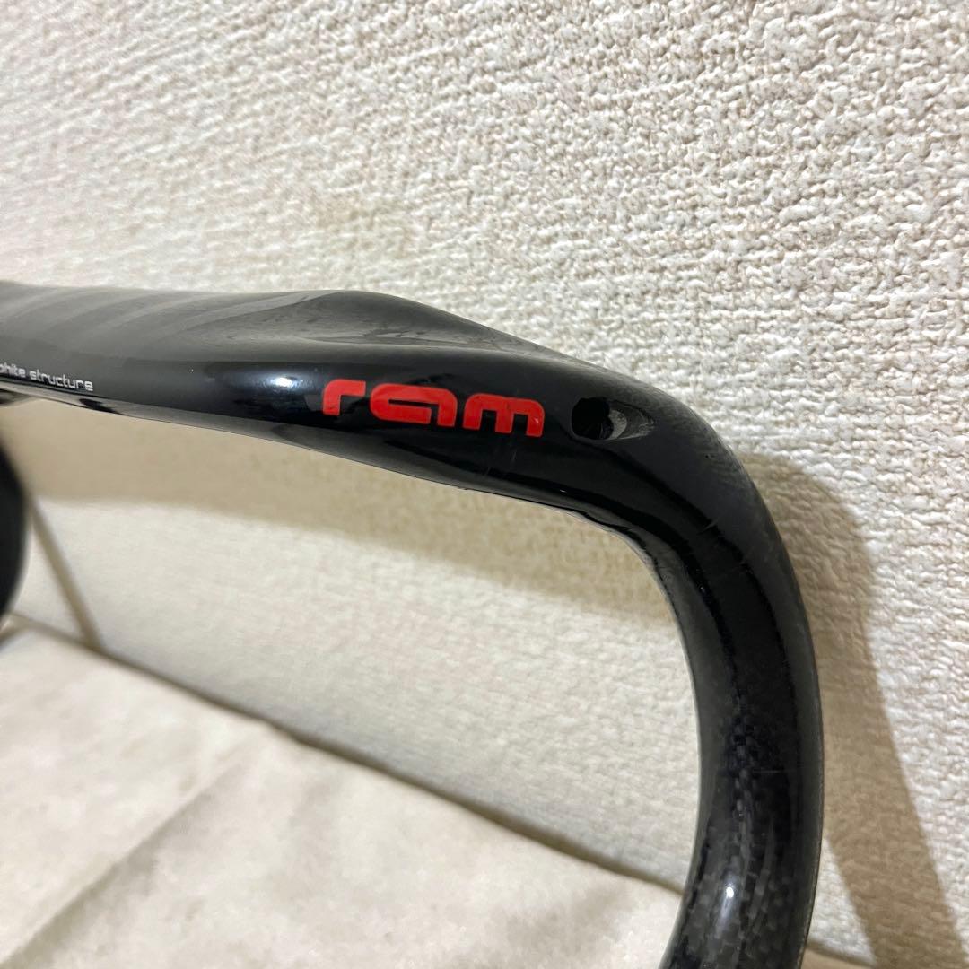 チネリ cinelli ram カーボン ドロップハンドル エンド部400mm
