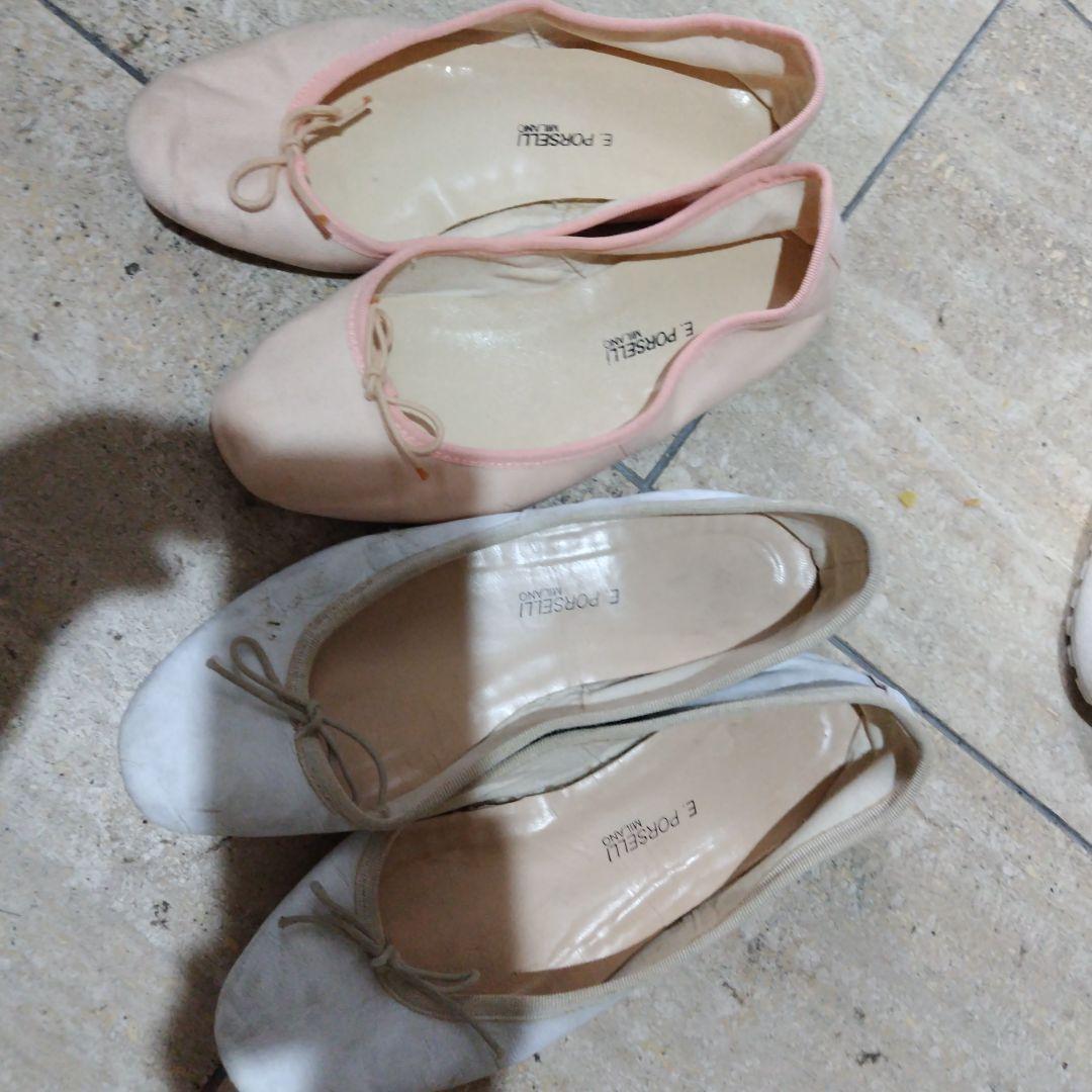 E PORSELLI バレエシューズ2点セット